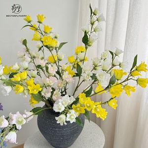 Flores de Campanula Artificiales de Seda Realistas de Tallo Largo y Alta Calidad para Decoración de Bodas, Florales Naturales, Nueva Llegada - Product Image 3