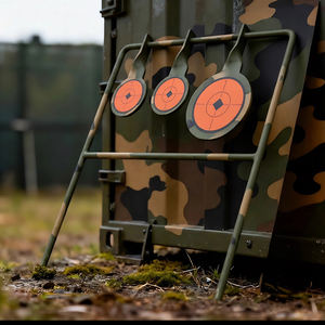 360 graden draaibare, duurzame buitentrainingsslinger van staal en traditionele boog met automatisch doelwit voor schieten - Product Image 6