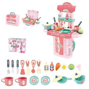 3 in 1 Pretend <b>Kitchen</b> Toys <b>Play</b> Set Food Fruit Cutting Cart Kids Educational Toys <b>Kitchen</b> - Product Image 1
