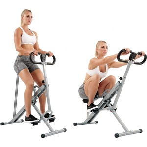 Macchina <span class=keywords><strong>per</strong></span> Allenamento Glutei con Assistenza Squat, Compressione Totale, Uso Domestico, in Acciaio al Carbonio con Fascia Elastica - Product Image 1