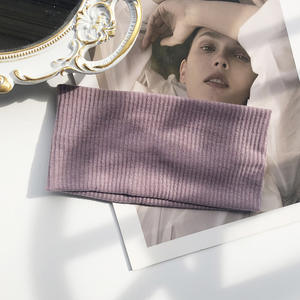 جودة عالية تنفس الرياضة عقال اللياقة البدنية بلون واحد محبوك مرونة الشعر عبر الحدود حار بيع الملحقات الشعر - Product Image 6