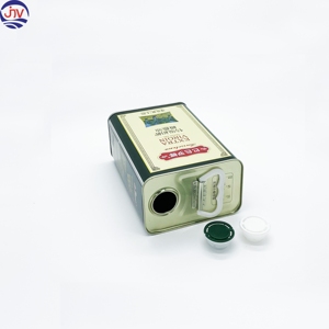 Boîte de conserve vide pour huile d'olive de 1,8 litre, en fer blanc de qualité alimentaire, emballage métallique carré, forme rectangulaire - Product Image 4