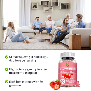 Gomitas de Colágeno Oem Odm con Vitaminas para Aclarar la Piel, Reducir Arrugas, Mejorar la Luminosidad, Gomitas con Sabor a Fresa - Product Image 6