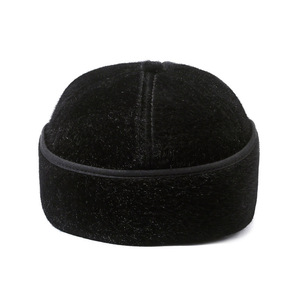 Men's Baseball <b>Cap</b> <b>Winter</b> Ear Covering Warm Fleece Lined Outdoor Hat Black - Product Image 2