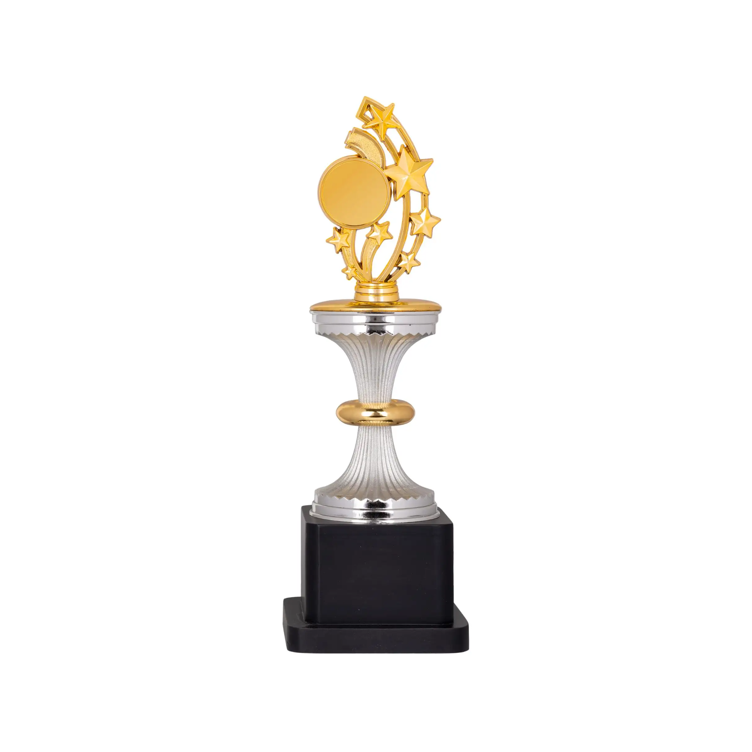 Vergulde Metalen Trofee Voor School/Custom Logo Voetbal Metalen Trofee Grote Voetbalbeker Trofee Award