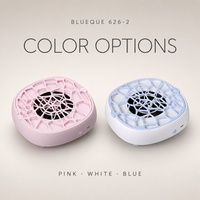 Collecteur de poussière pour ongles, fonctionnement silencieux, alimentation USB, grille amovible, facile à nettoyer, options de couleurs rose, blanc, bleu