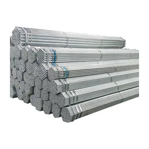 Pré-galvanizado da tubulação de ferro e aço, 1 1/4 polegadas tubo de aço, tubo galvanizado 2 polegadas