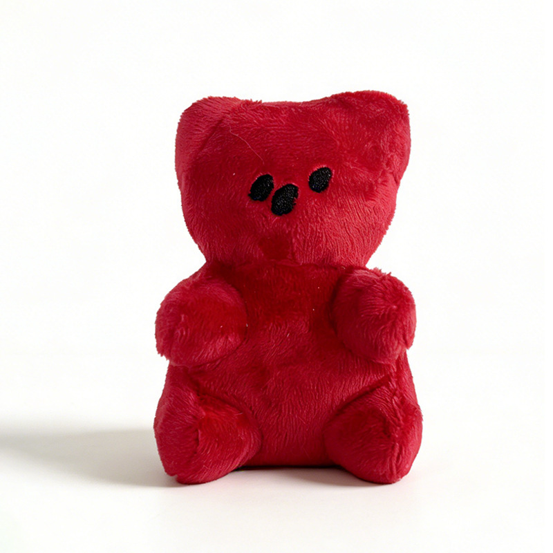 Ours couineur en peluche Harry BB (rouge)