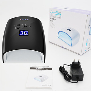 66W Rechargeable Nail Lamp S10 Wireless Gel Polish Dryer Built-in <b>Battery</b> Cordless LED Manicure Pedicure Salon Curing <b>Light</b> - Product Image 1