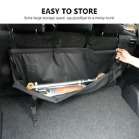 Organisateur de siège arrière de voiture, sac de rangement suspendu, organisateur de coffre pliable pour SUV, équipement sportif, voyage, vente en gros