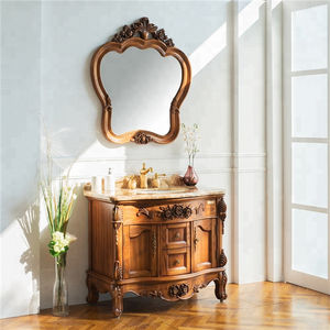 אמריקאי סגנון סיטונאי מוצק עץ ריהוט אמבטיה, ארון אמבטיה - Product Image 2