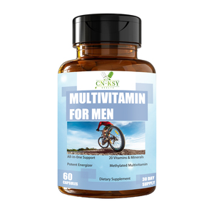 男性用マルチビタミンカプセル（ビタミンB12、ビタミンA、ビオチン、マグネシウム配合）人気販売中！エネルギー増強のための栄養補助食品 - Product Image 1