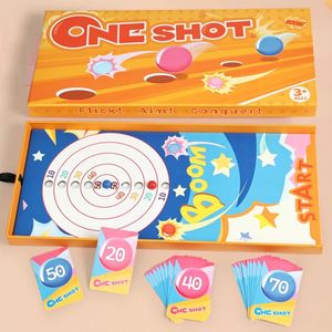 Jeu de société classique en bois Montessori sans écran pour garçons et filles, jeu de combat d'intérieur à tir unique - Product Image 2