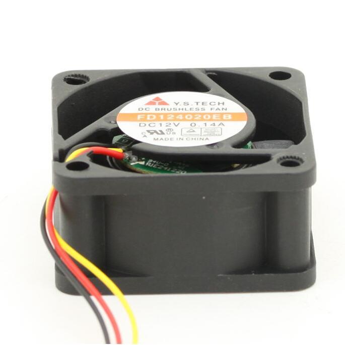 Ventola Di Raffreddamento Y.S.TECH FD124020EB 40x40x20mm DC12V 0.12A 3Pin