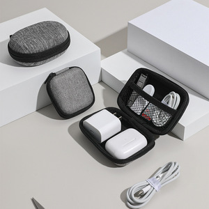 Bolsa de Almacenamiento Digital Rectangular Grande, Organizador de Cables de Viaje, Cargador, Cable, Auriculares, Unidad Flash USB, Estuche Protector - Product Image 1