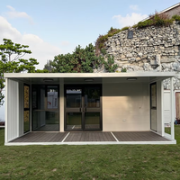 Maisons écologiques préfabriquées pliantes de 40 pieds sur 30 pieds, à deux étages, 2 ou 3 chambres, prêtes à être expédiées, villas modernes de luxe à vendre