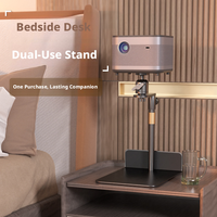 Support de projecteur mécanique en métal, support de projection miniature, support de projection pour table de chevet, support de projection pour canapé