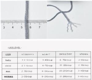 50g 環境に優しいファンシーヤーン - 中厚手の手編み染めDIY人形作り、かぎ針編み、セーター用の4本撚り糸 - Product Image 6
