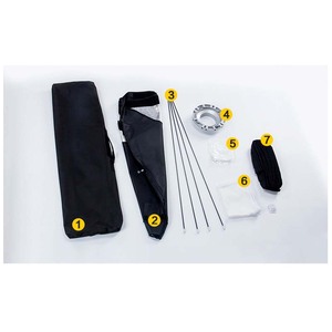 Godox-tira de rejilla de nido de abeja, caja suave para iluminación <span class=keywords><strong>Flash</strong></span> de estudio fotográfico y soporte tipo S, montaje profesional, 22x90cm, venta al por mayor - Product Image 6
