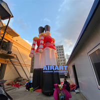Inflables de Tamaño Gigante para Decoración de Exterior en Patios/Parques, Globo Inflable de Mascota Navideña para Festival de Navidad