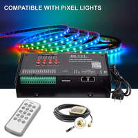 Aipin H8-TTL 8 Port DMX512 TTL 1024IC RDM Décodeur Master RGB LED Strip Light Constant Voltage Program Project Controller