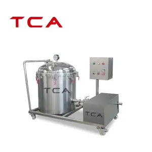 Industrial automática de vacío filtro de aceite para freidora usando