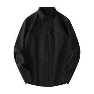 <span class=keywords><strong>Camicia</strong></span> a Maniche Lunghe in Cotone Pesante 220g all'Ingrosso, <span class=keywords><strong>Camicia</strong></span> Casual <span class=keywords><strong>Bianca</strong></span> con Colletto per Uomo, <span class=keywords><strong>Giacca</strong></span> Taglie Forti - Product Image 5
