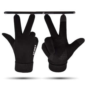 Écran tactile de haute qualité Camping cyclisme <span class=keywords><strong>Ski</strong></span> épais garder au chaud hiver <span class=keywords><strong>Chamois</strong></span> gants - Product Image 5