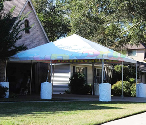 Tente de réception extérieure imperméable avec armature Kingpoles à poteaux hauts pour remplacement de poteaux - Product Image 3