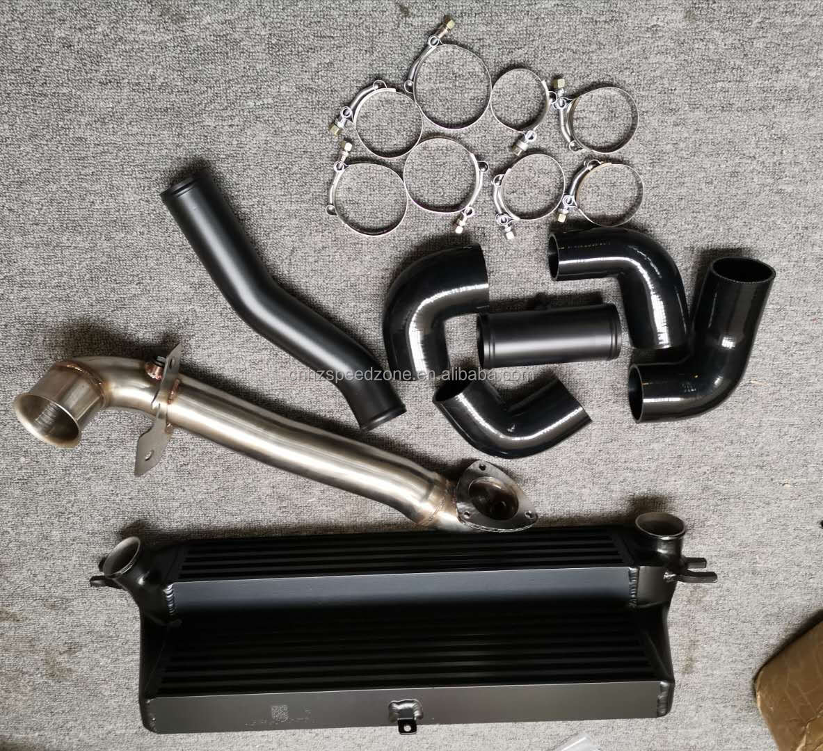 ミニr56フロントマウントインタークーラーダウンパイプチャージパイプ