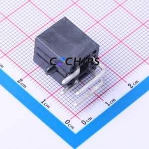 X5700WR-2x02-LPSW Wire-to-Board Pin Header Bent Lead Through Hole,P=5.7mm Connector 2x2P 5.7mm Right Angle Insert 4P - Product Image 2