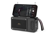 Haut-parleur Bluetooth sans fil à prix réduit, modèle très vendu, radio FM, alimenté par énergie solaire, stéréo, basses puissantes, double antenne, pour ordinateur et téléphone portable