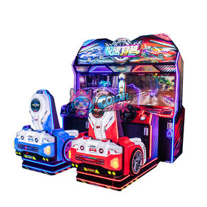 Máquina de Videojuegos de Simulación de Carreras de Doble Paso Rápido, Colorida, Roja y Azul, Juego Dinámico - Product Image 4