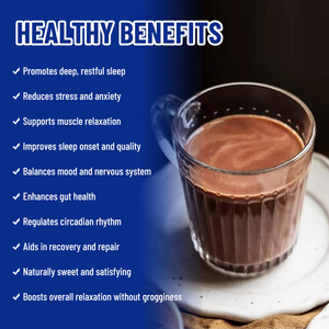 Etiqueta privada Quédese dormido más rápido Permanezca dormido más tiempo Soporte para dormir Sueño profundo Chocolate caliente - Product Image 3