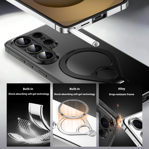 วงแหวนขอบโลหะแบบหมุนได้รุ่นใหม่ เหมาะสำหรับเคสโทรศัพท์ซัมซุง S26ultra เคสโทรศัพท์ S26U ป้องกันการตกกระแทกแบบครอบคลุมทุกด้าน - Product Image 6
