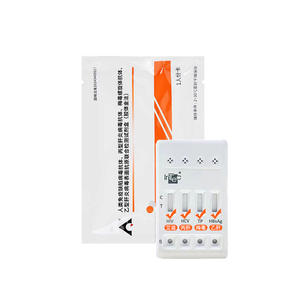 Tarjeta de Prueba de Enfermedades Infecciosas Inco Cuatro en Uno, Kit de Prueba Manual para VIH, Sífilis, Hepatitis B y C (20 Pruebas), Herramienta de Diagnóstico Blanca - Product Image 1