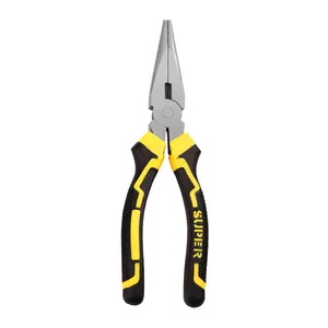6" 7" 8" CRV High Leverage Side Cutter Combination Pliers with Carbon Steel Crimping Comfort Plastic Molded Grip OEM Supported