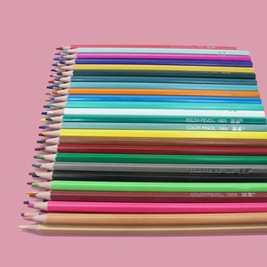 Lápices de colores, 48 colores, solubles en agua, para colorear, dibujar, papelería para estudiantes - Product Image 4