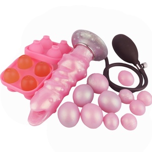ของเล่นทางทวารหนักซิลิโคนรูปไข่สำหรับผู้หญิง นวดกระตุ้นช่องคลอด - Product Image 3