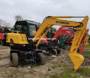 Excavatrice sur chenilles d'occasion Hyundai R60W-7 d'origine coréenne à vendre - Product Image 5