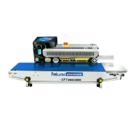 Selladora de Banda Continua Automática Horizontal para Bolsas con Impresora de Fecha Máquina Codificadora de Sellado para Bolsas de Plástico PVC