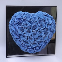 Roses éternelles de luxe, tenue longue durée, en forme de cœur, bijoux pour la saint-valentin, vente en gros, livraison gratuite