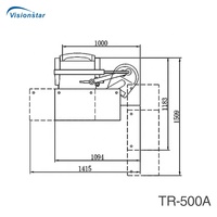 Unité ophtalmique Visionstar TR-500A, équipement de clinique ophtalmologique, unité de réfraction ophtalmique pour examen des yeux