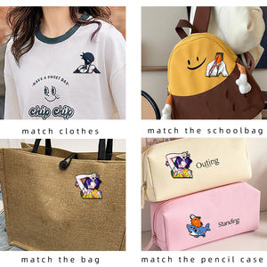 Emaille zinklegering anime-stijl schattig cartoonfiguur pin-stijlvolle badge verzamelbaar cadeau voor anime-enthousiasten & kledingdecoratie - Product Image 6