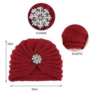 High Quality Acrylic Winter Warm Beanie <b>Hat</b> Women Jewelry Style Stretchy Breathable Travel Outdoor Daily Use Custom Color Common - Product Image 2
