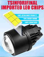 Nouvelle Arrivée 2026 W30 ECO 100W Phare Antibrouillard Bi-LED pour Voiture avec Lentille de Projection Canbus DC 9-18V Universel Système d'Éclairage Automobile 3 Couleurs