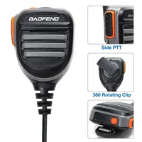 Microphone portable étanche avec fonction PTT pour talkie-walkie Baofeng UV-5R, UV9R, 888S et série K Head – Vente en gros