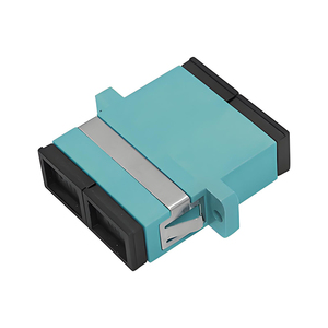 מתאם סיב אופטי דופלקס SC-SC UPC/APC SM מצב יחיד/MM מצב מרובה OM3/OM4 אוגן FTTH עם אוזניים לחדר שרתים ברשת - Product Image 3