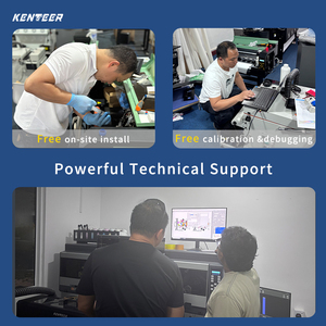 Máquina de bordar automática Kenteer de 12 agujas, de una sola cabeza, para camisetas con cuello en Y, incluye núcleo de costura y motor para maquinaria de confección. - Product Image 5