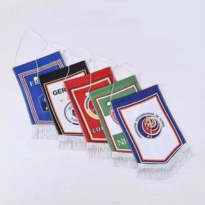 Drapeau mural ou de fenêtre personnalisable avec franges, simple ou double face, en polyester, portable, pour la décoration - Product Image 3